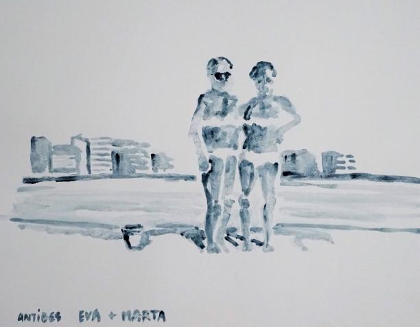 6AGD20 Antibes Eva et Marta 30x40